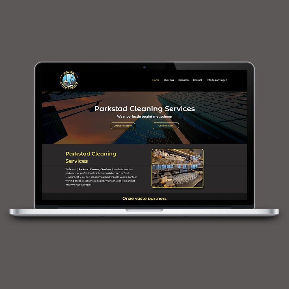 Webdesign voor Parkstad cleaning services
