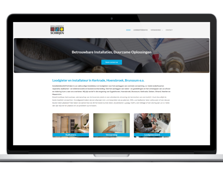 Website Schrijen Installatiebedrijf Webdesign